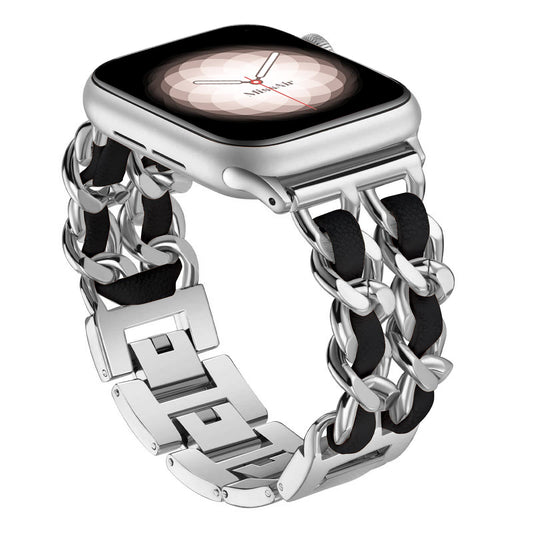 Apple Watch Metal strap stainless steel double chain