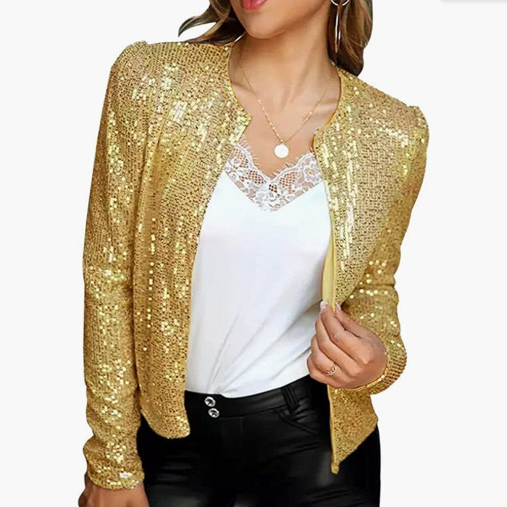 Sequin Short Casual Jacket