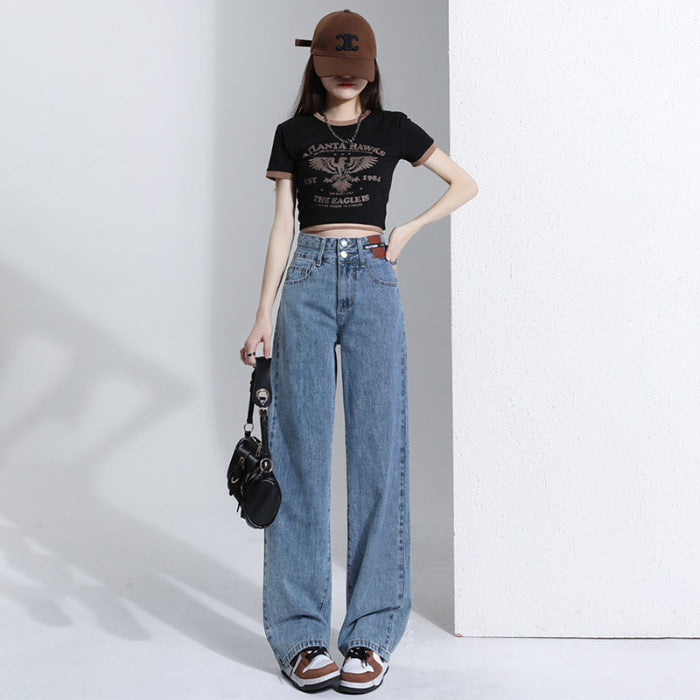 Retro High Waist Wide Leg Jeans, several options