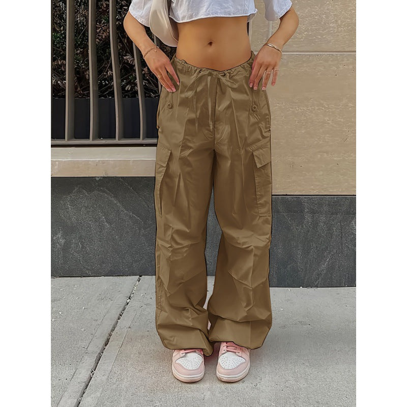 Loose Cargo Pants Casual Low-rise Pants, several colors