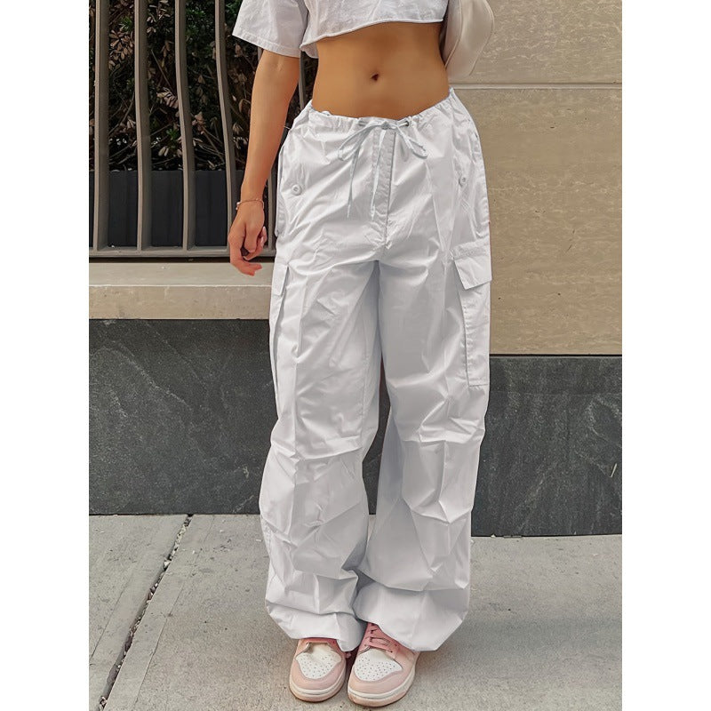 Loose Cargo Pants Casual Low-rise Pants, several colors