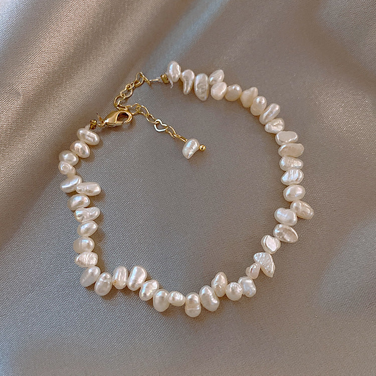 Baroque Millet Light Pearl Necklace