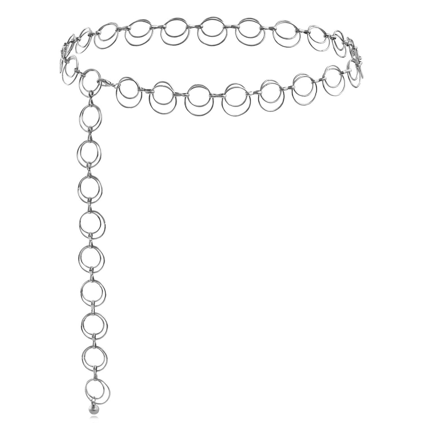 Moon Sun Metal Waist Chain Belt