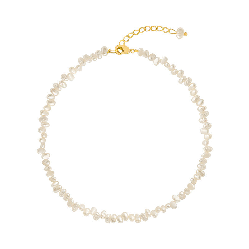 Baroque Millet Light Pearl Necklace