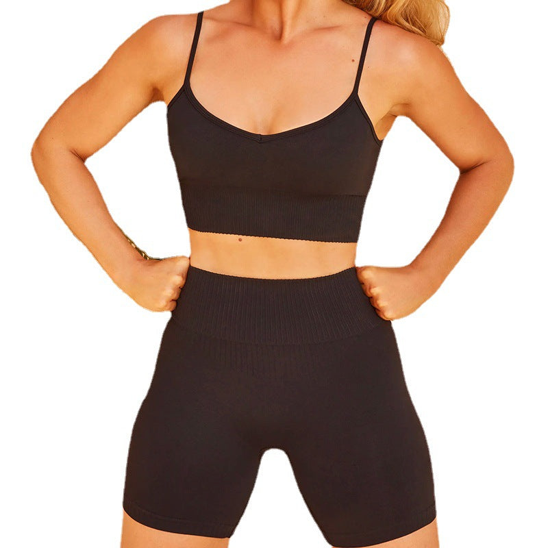 Seamless Fitness Shorts Set, several colors