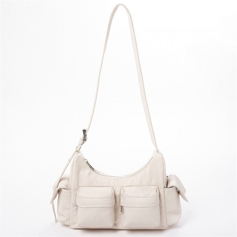 Oblique Saddle Bag, Korean Fashion